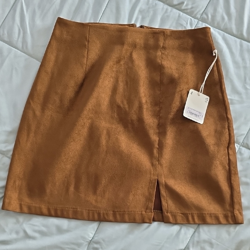 a.n.a Women's Brown Mini Skirt